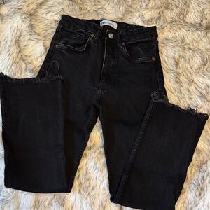 Z a r a • Cropped baby boot flare jeans